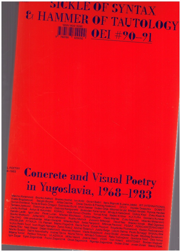 BOYNIK, Sezgin (ed.) - OEI #90/91 Sickle of Syntax & Hammer of Tautology